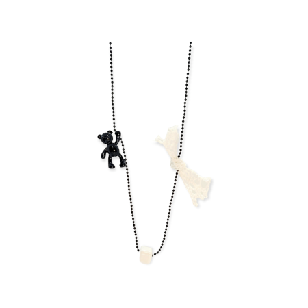 NECKLACE BLACK  LITTLEBEAR5